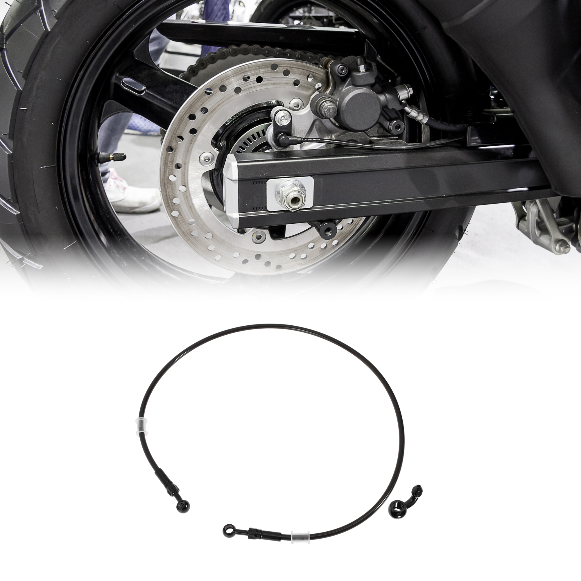 Braided Line - Motoforti 100cm Motorcycle Brake Clutch Oil
