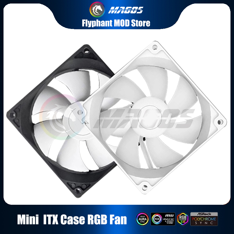 Mini ITX Case ARGB Fan 8cm 9cm - Fly Line avaliação e preço