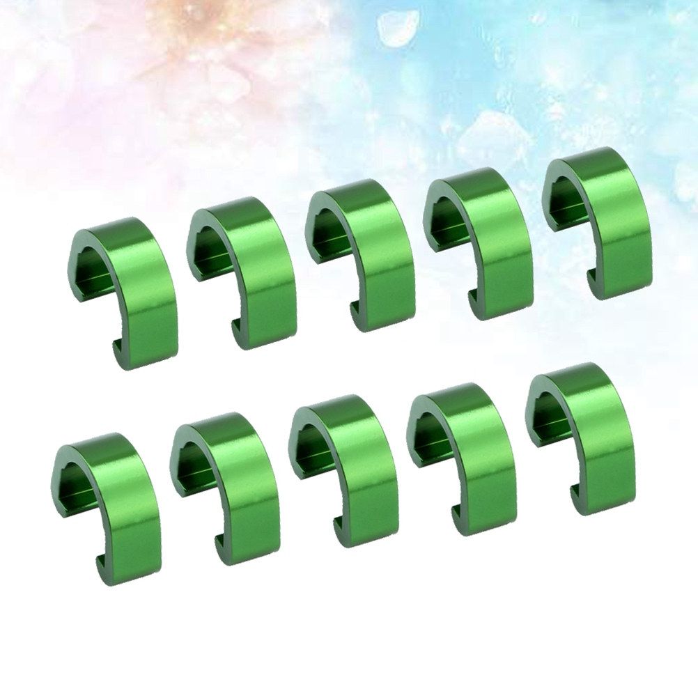 10Pcs Bike Cable Holder Alumin - Tippet Line avaliação e preço