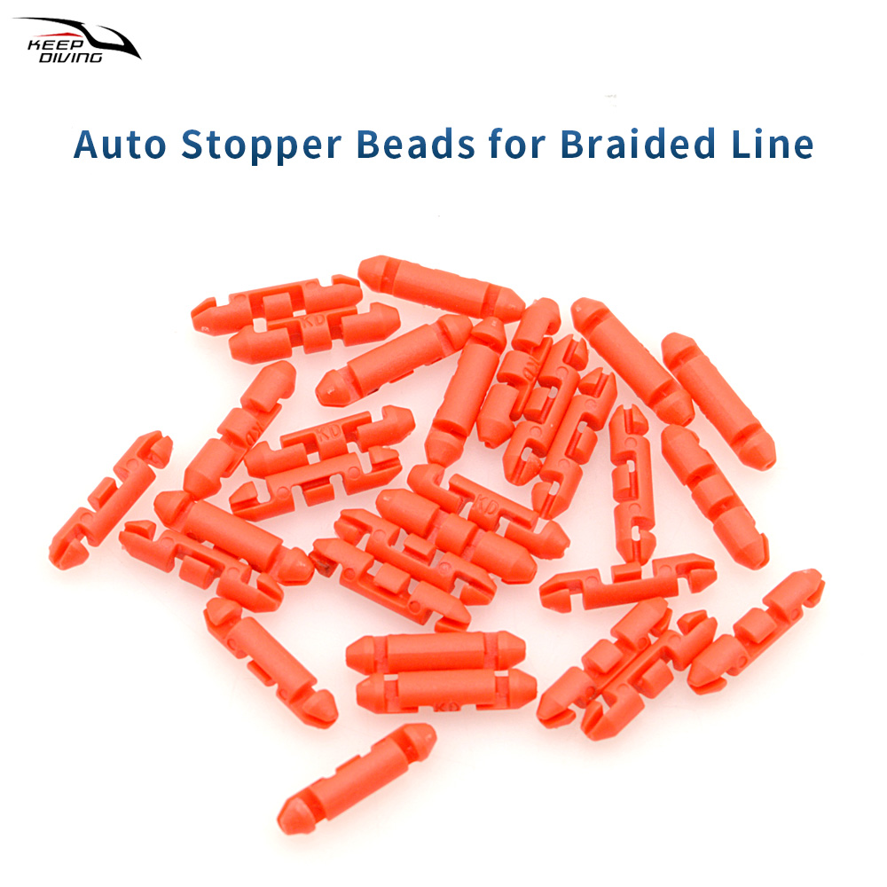 30 PCS Auto Stopper Beads For  - Fishing Line Winder avaliação e preço