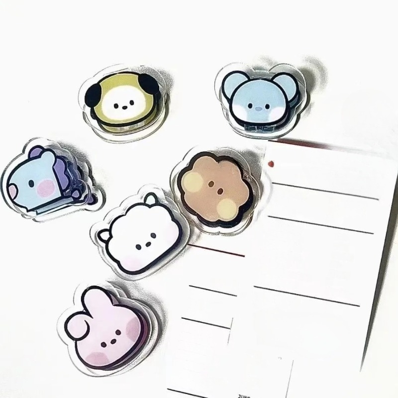 Kawaii BT21 Acrylic Memo Clip  - Tippet Line avaliação e preço