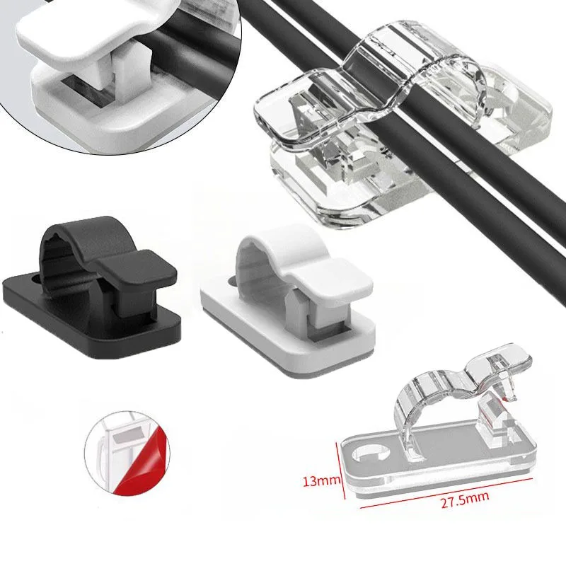 10/50PCS Cable Organizer Clips - Tippet Line avaliação e preço