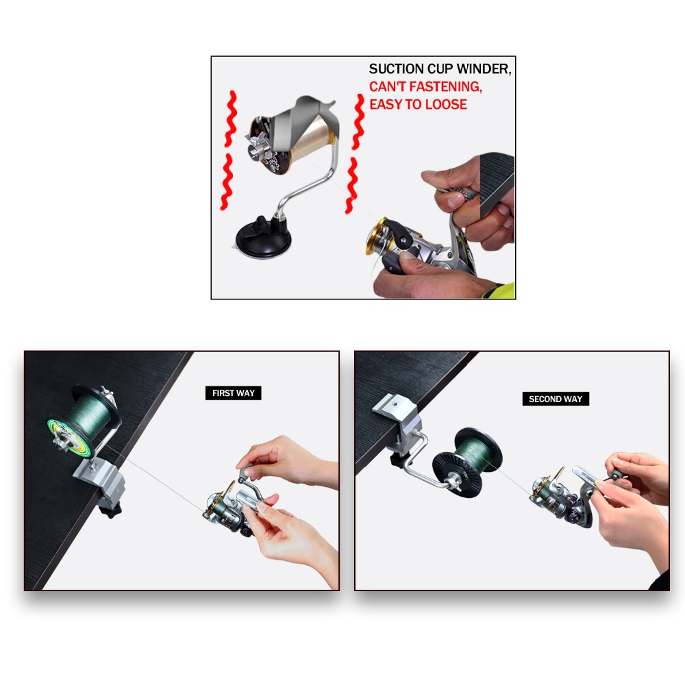 1pcs Portable Aluminum Fishing - Fishing Line Spool avaliação e preço