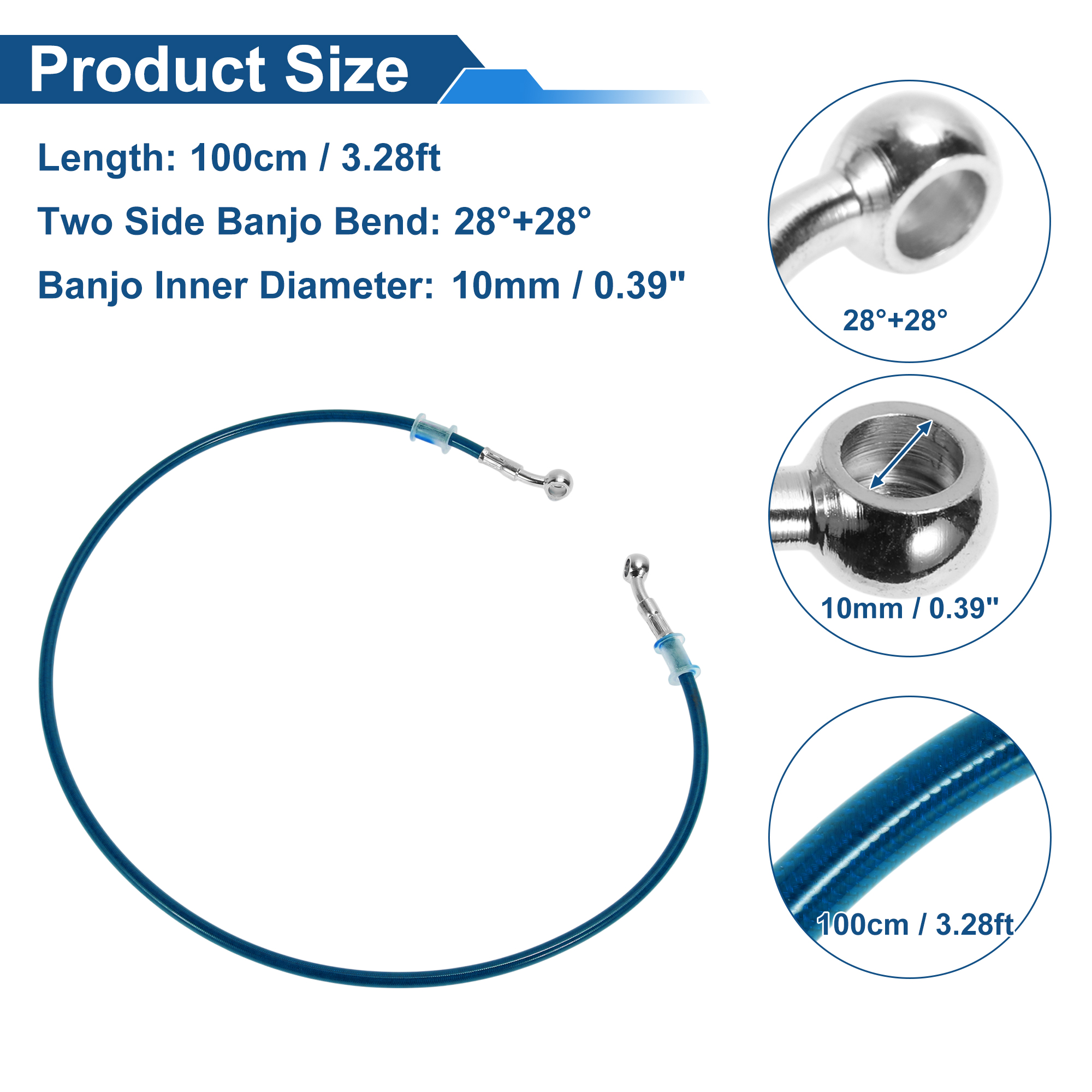 Motoforti 100cm Motorcycle Bra - Braided Line avaliação e preço