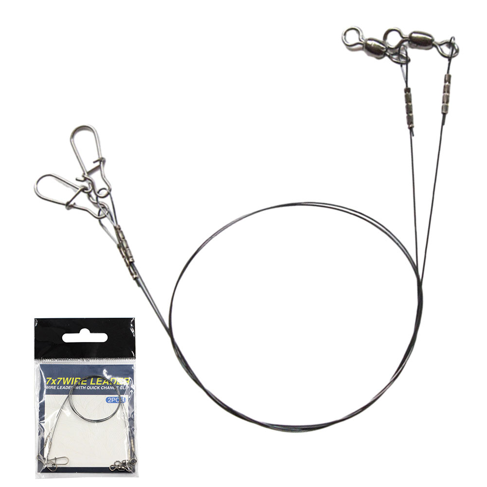 2pc Fishing Titanium Wire Lead - Leader Line avaliação e preço