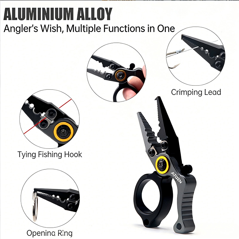 Mini Portable Aluminum Fishing - Fishing Line Cutter avaliação e preço