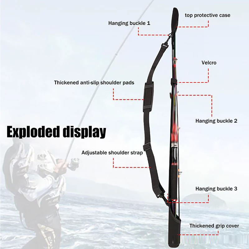 Adjustable Fishing Rod Storage - Fishing Line Spool avaliação e preço