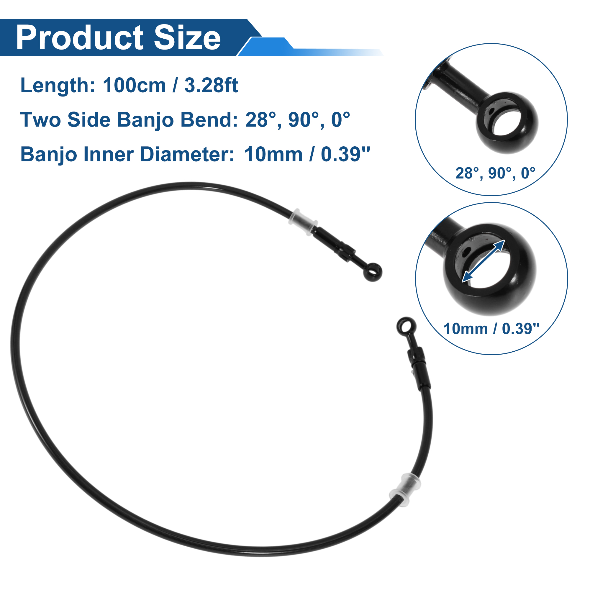 Motoforti 100cm Motorcycle Bra - Braided Line avaliação e preço