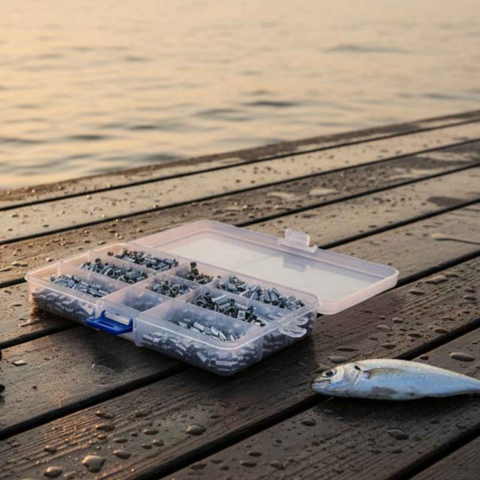 600 Pieces Fishing Line Crimp  - Leader Line avaliação e preço