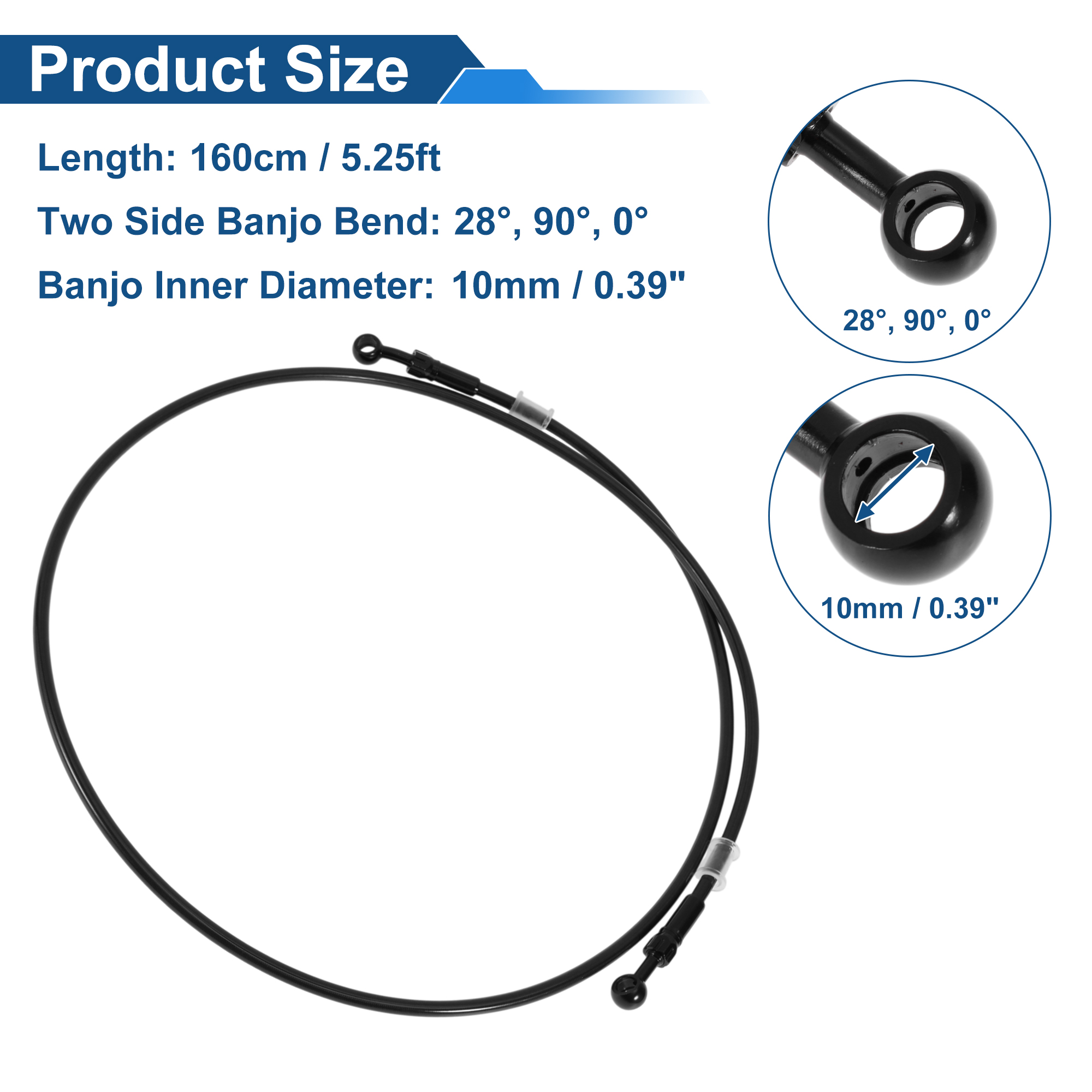 Motoforti 160cm Motorcycle Bra - Braided Line avaliação e preço
