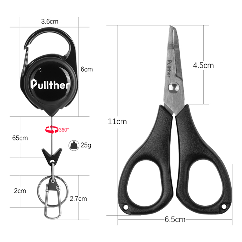 Pullther Braid Line Scissor Fi - Fishing Line Box avaliação e preço