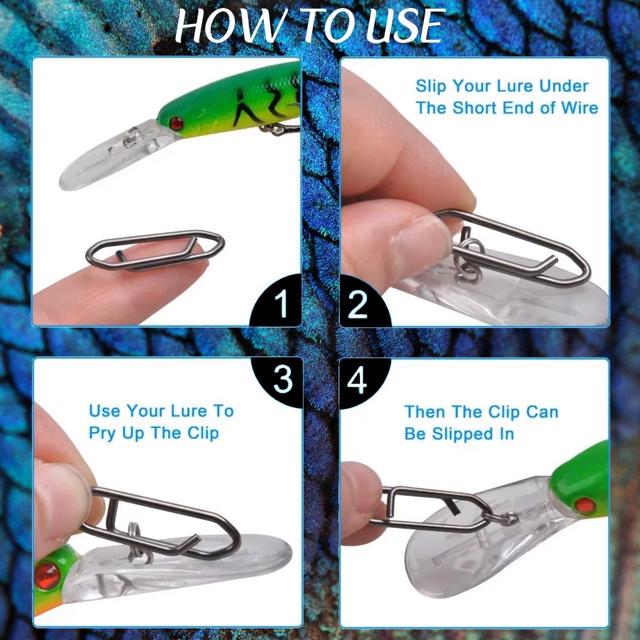9KM Fishing Snap Kit 110pcs Po - Monofilament Line avaliação e preço