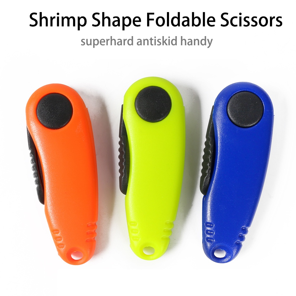 Shrimp-shape Foldable Scissors - Fishing Line Cutter avaliação e preço