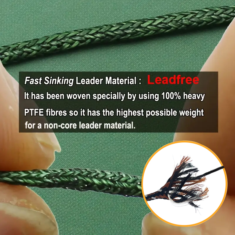3/6pc CarpCarp Fishing Line Re - Leader Line avaliação e preço