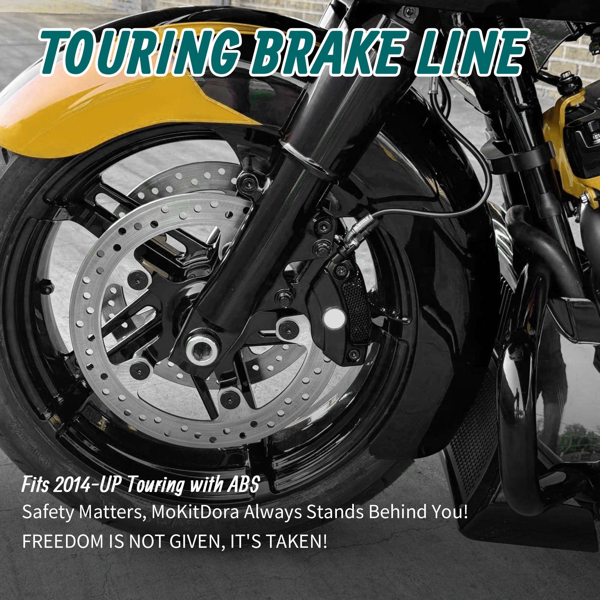 Upper Front Brake Line Oil Hos - Braided Line avaliação e preço