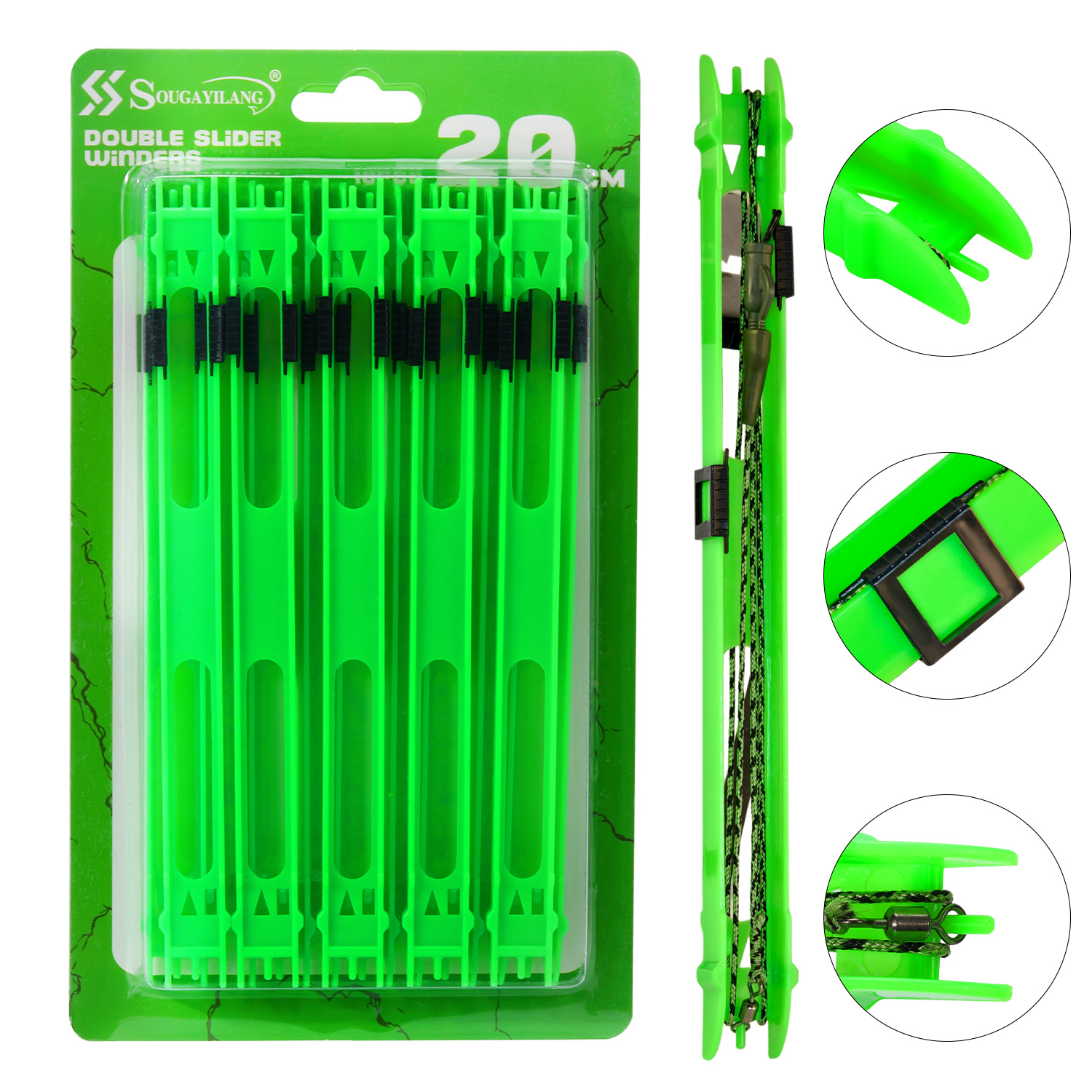Sougayilang 10pcs Fishing Plas - Fishing Line Dispenser avaliação e preço