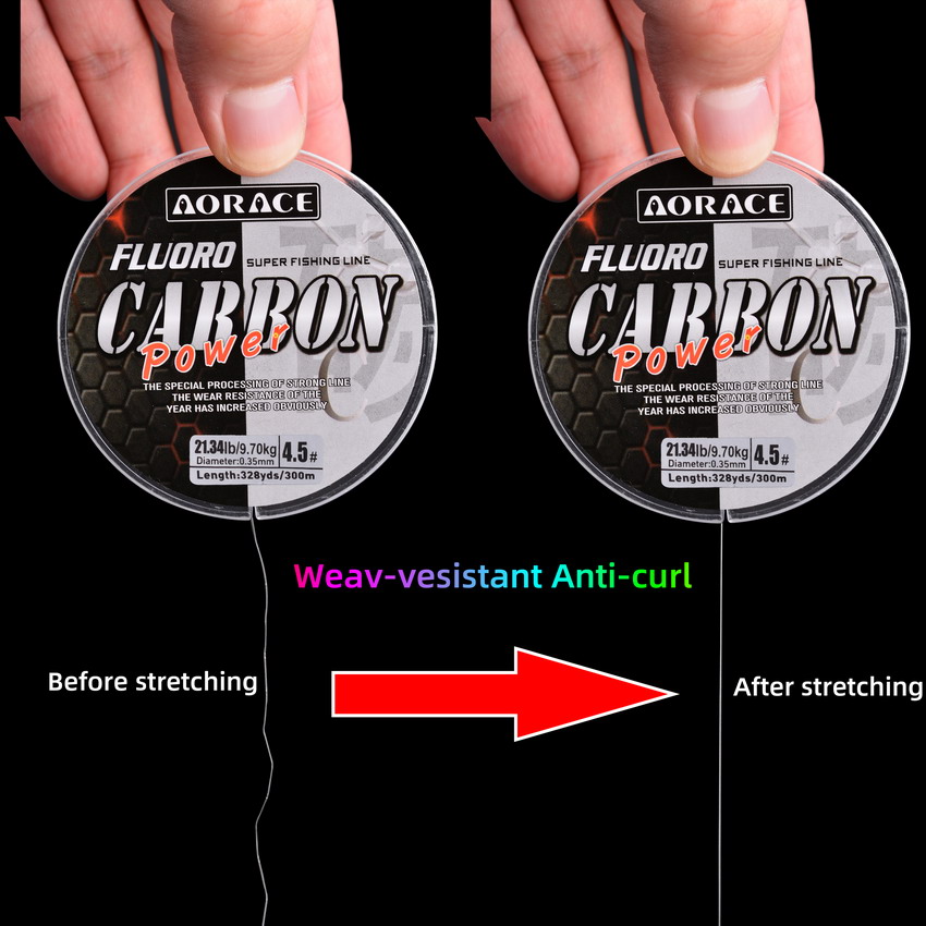 Aorace 300M Fluorocarbon Fishi - Ice Fishing Line avaliação e preço