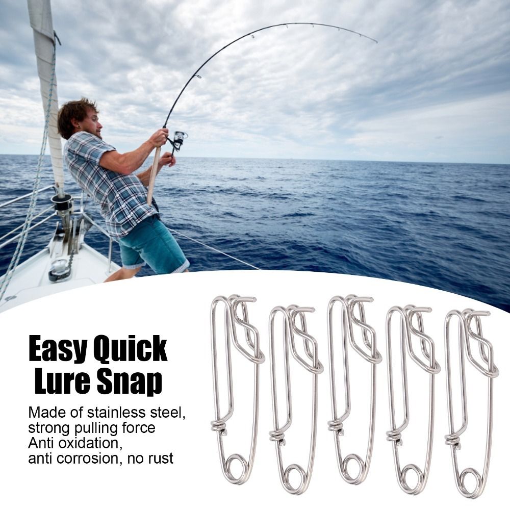 5PCS Durable Stainless Steel L - Freshwater Line avaliação e preço