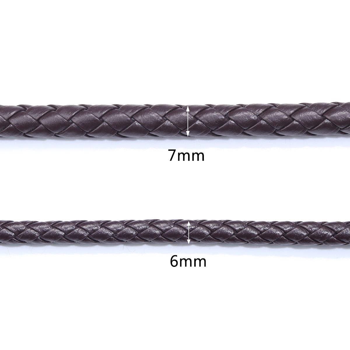 5 Yards/lot 6/7mm Braided Leat - Braided Line avaliação e preço