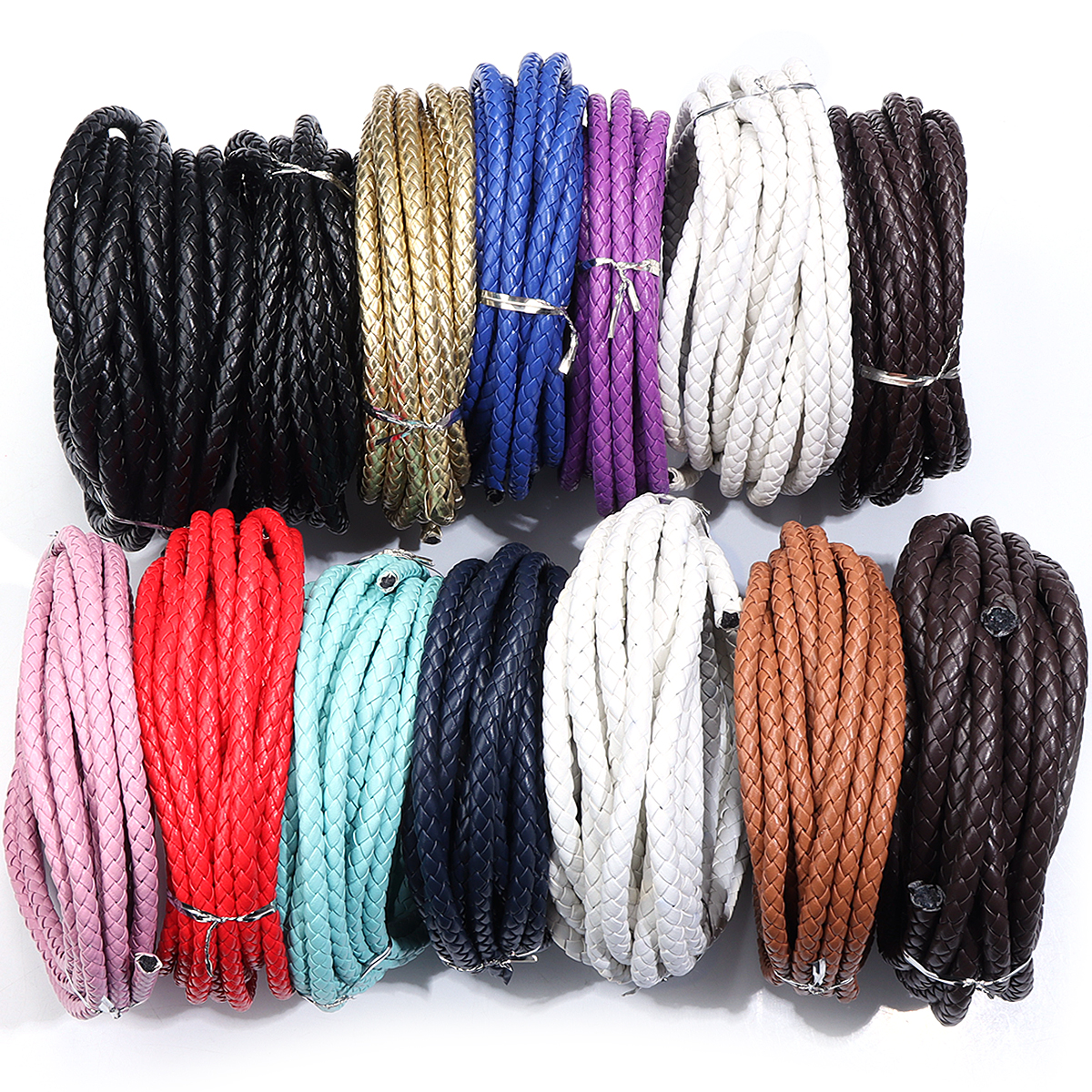 5 Yards/lot 6/7mm Braided Leat - Braided Line avaliação e preço