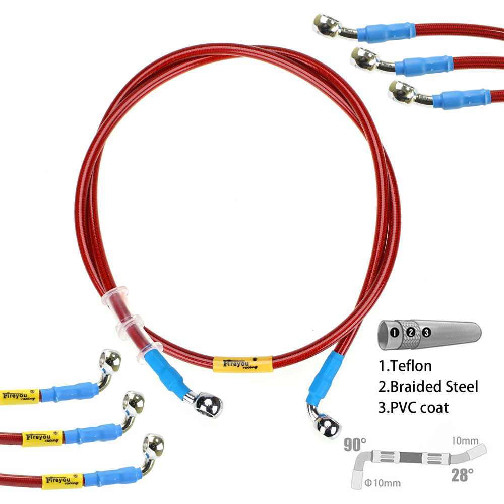 400mm-2400mm Brake Hose Hydrau - Braided Line avaliação e preço