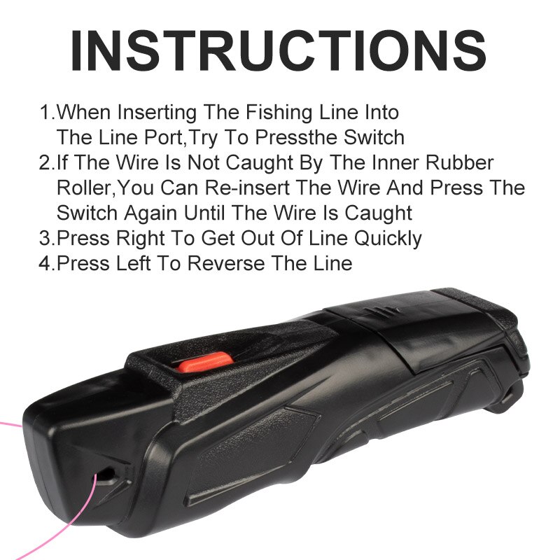 Electric Fishing Line Stripper - Fishing Line Dispenser avaliação e preço