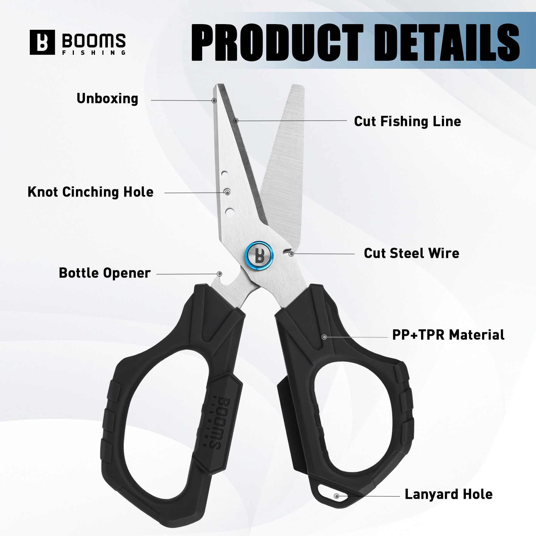Booms Fishing S04 Fishing Scis - Fishing Line Cutter avaliação e preço
